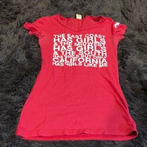 Hollister size xs tee